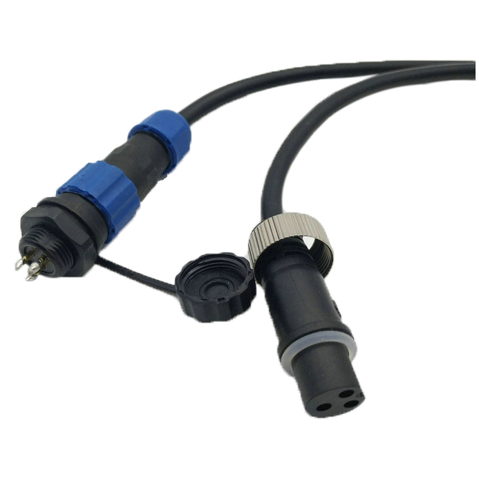 3PIN Metal Head Extension Cord Male and Female Plug Adapter 3PIN Metal Head Extension Cord Male and Female Plug Adapter